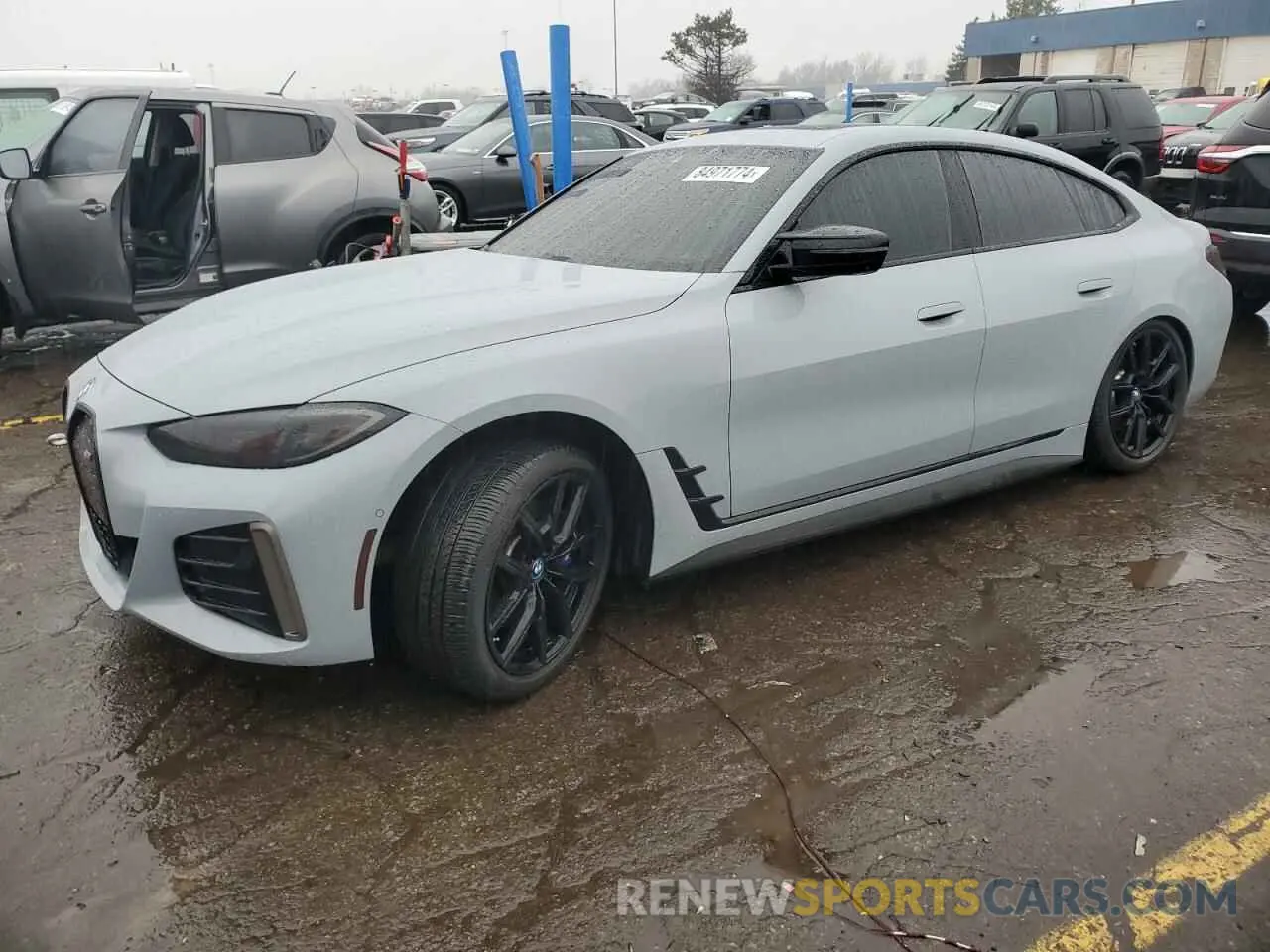 1 fotografías del automóvil dañado WBY33AW02RFR92572 BMW I4 M50 2024