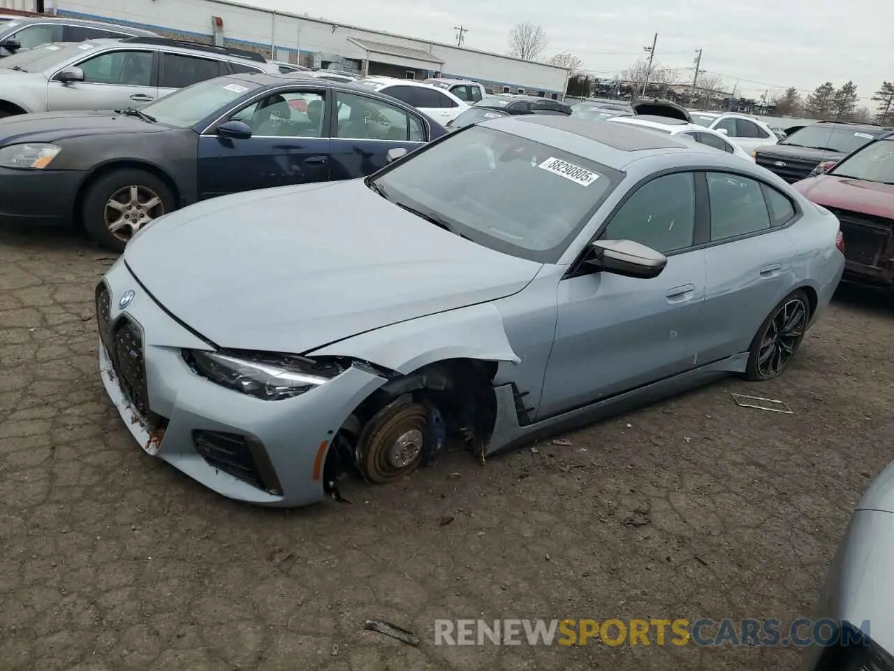 1 fotografías del automóvil dañado WBY33AW04RFR97434 BMW I4 M50 2024