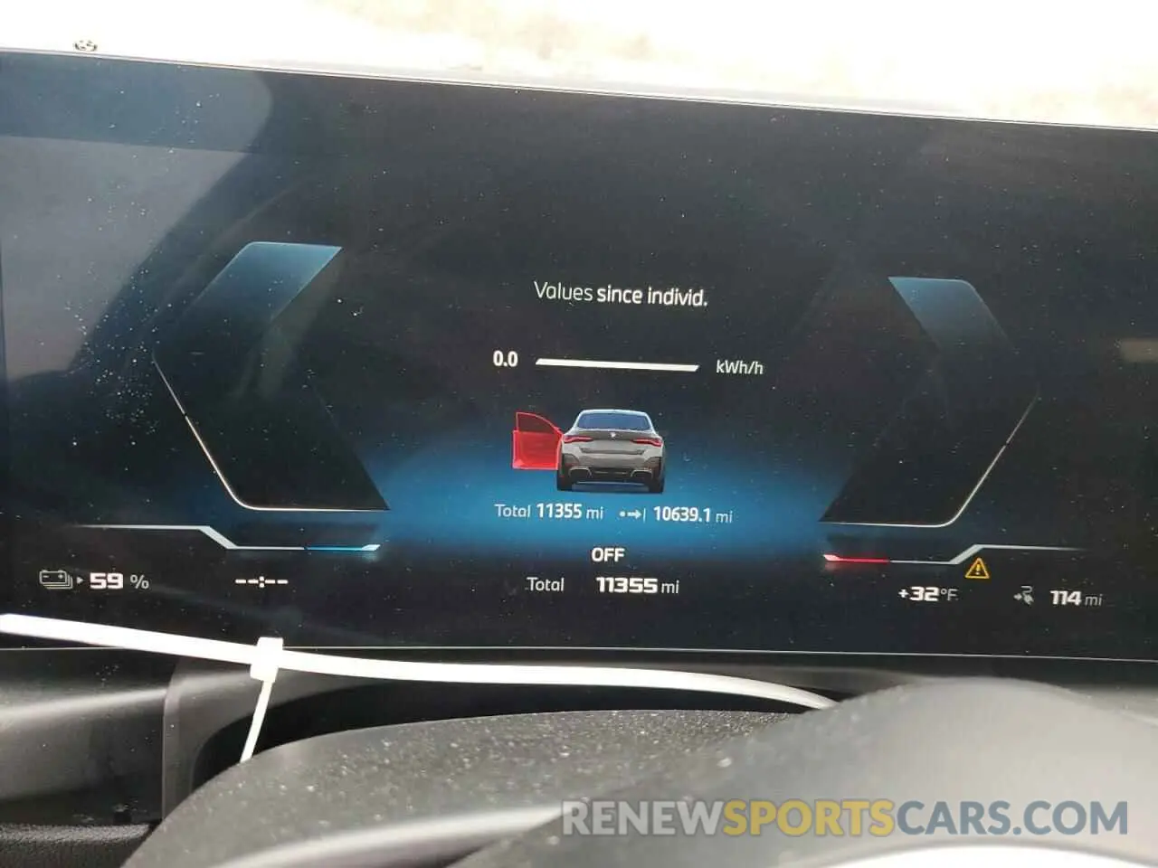 9 fotografías del automóvil dañado WBY33AW04RFR97434 BMW I4 M50 2024