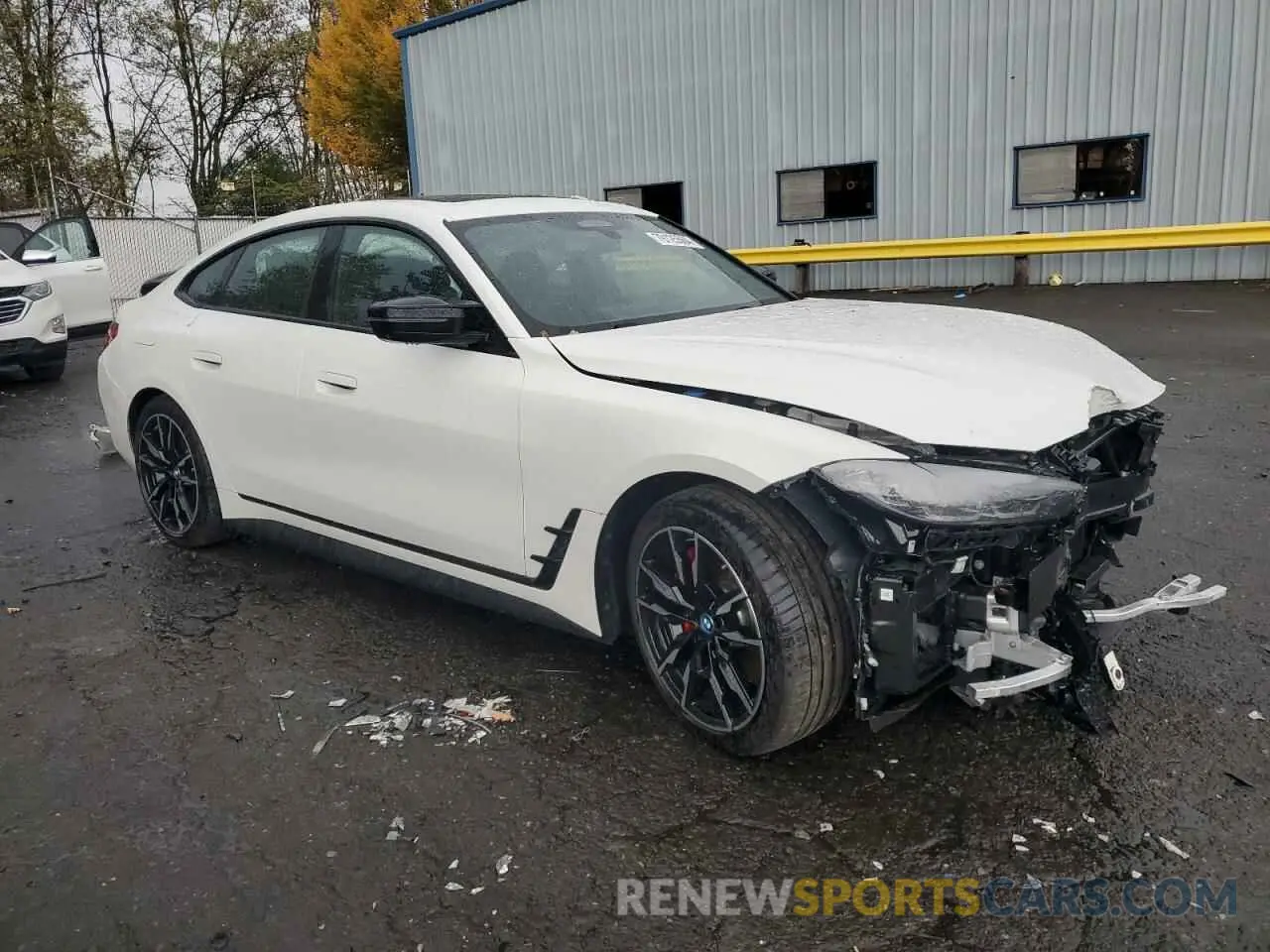 4 fotografías del automóvil dañado WBY33AW04RFS73484 BMW I4 M50 2024