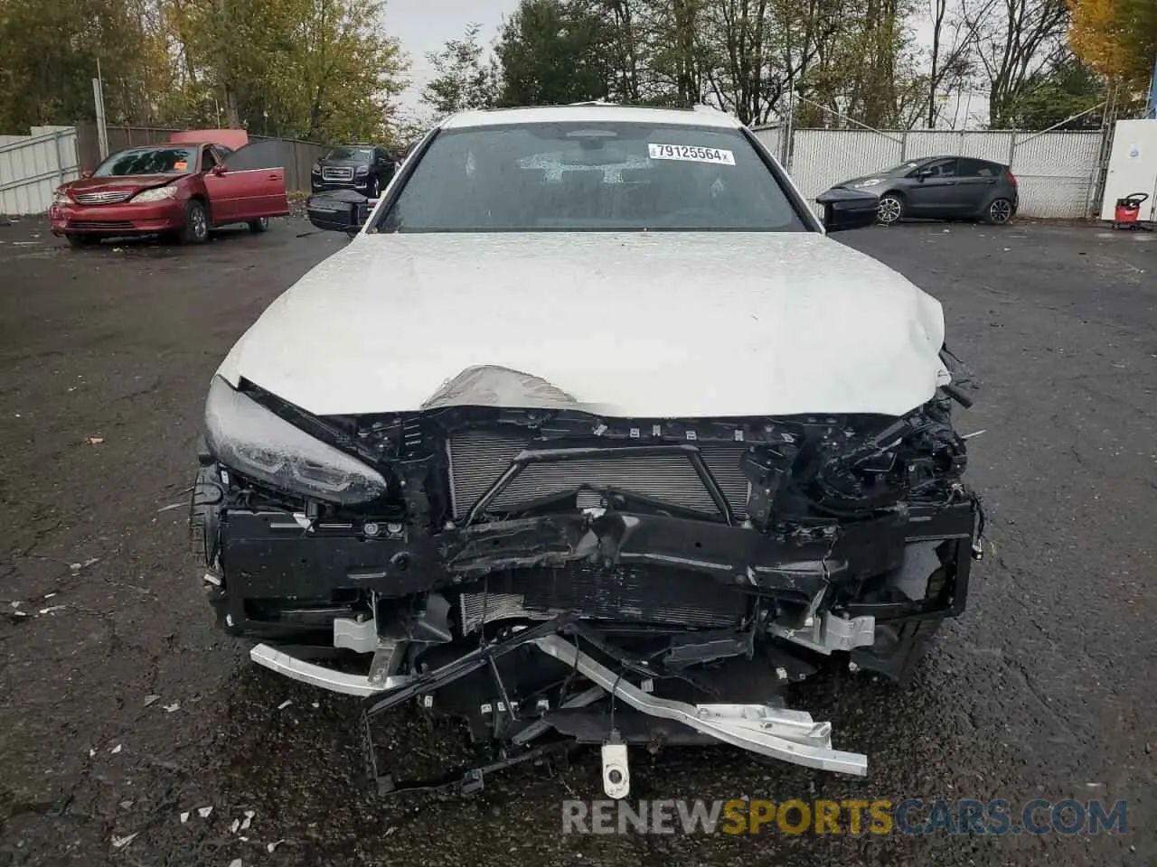 5 fotografías del automóvil dañado WBY33AW04RFS73484 BMW I4 M50 2024