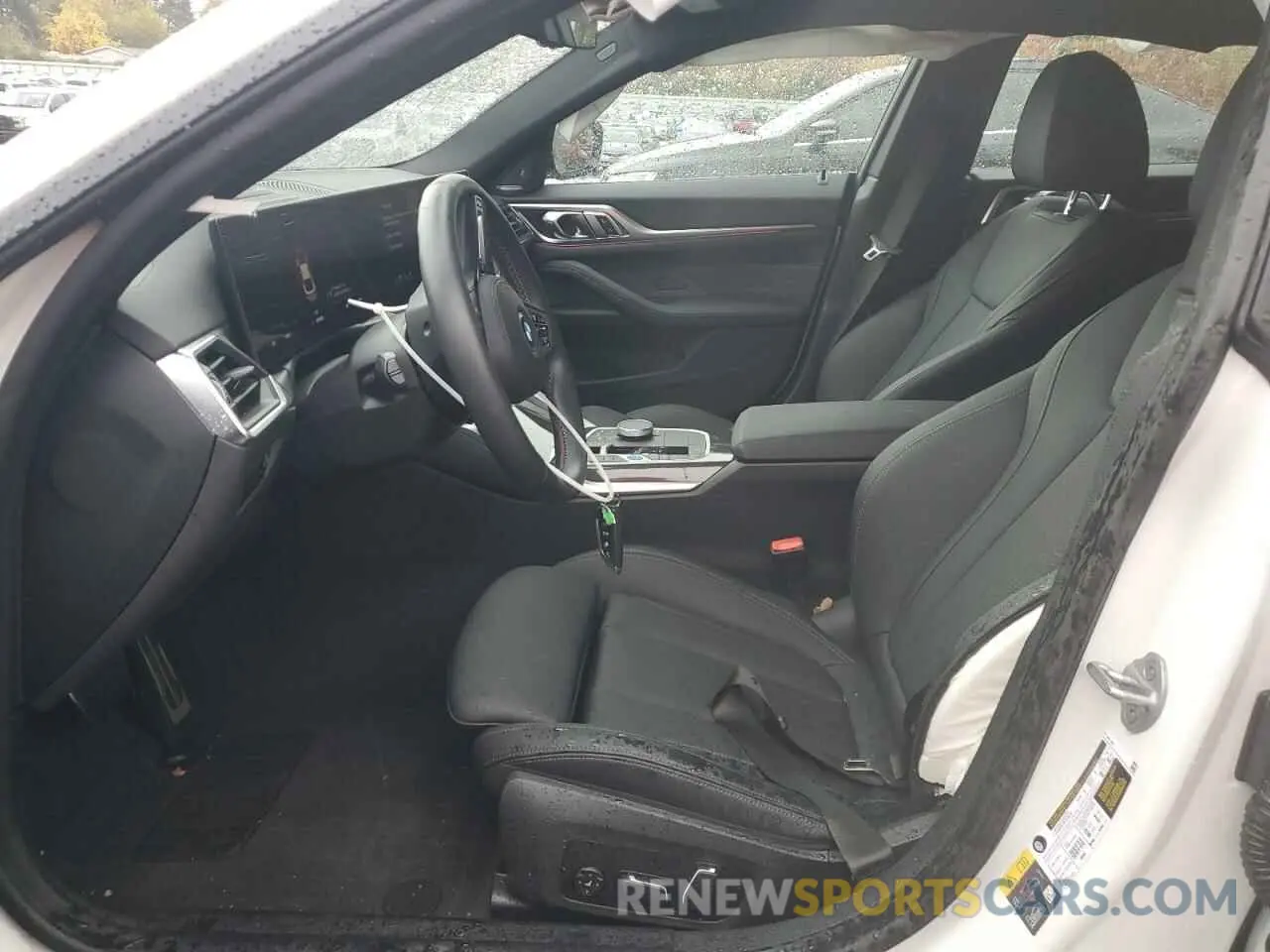 7 fotografías del automóvil dañado WBY33AW04RFS73484 BMW I4 M50 2024