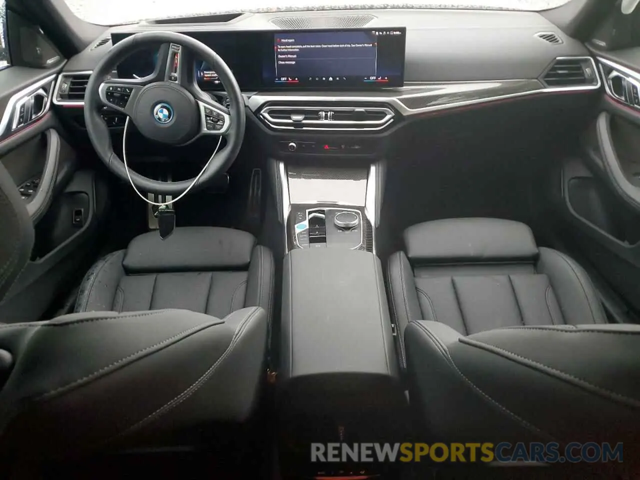 8 fotografías del automóvil dañado WBY33AW04RFS73484 BMW I4 M50 2024