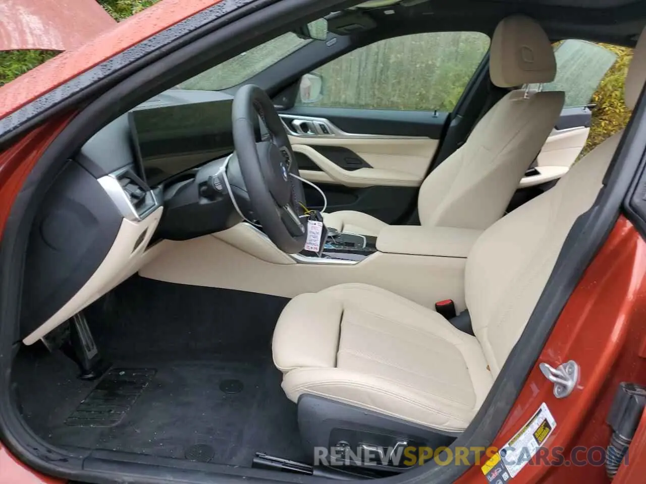 7 fotografías del automóvil dañado WBY33AW0XRFS82965 BMW I4 M50 2024