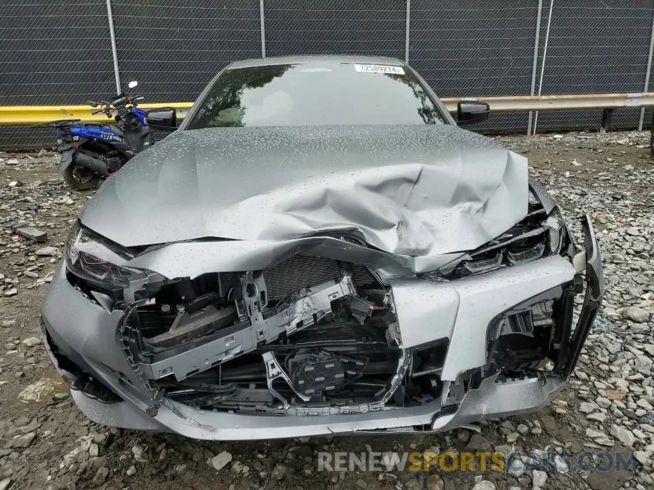 5 fotografías del automóvil dañado WBY83FB01RFS05829 BMW I4 XDRIVE 2024