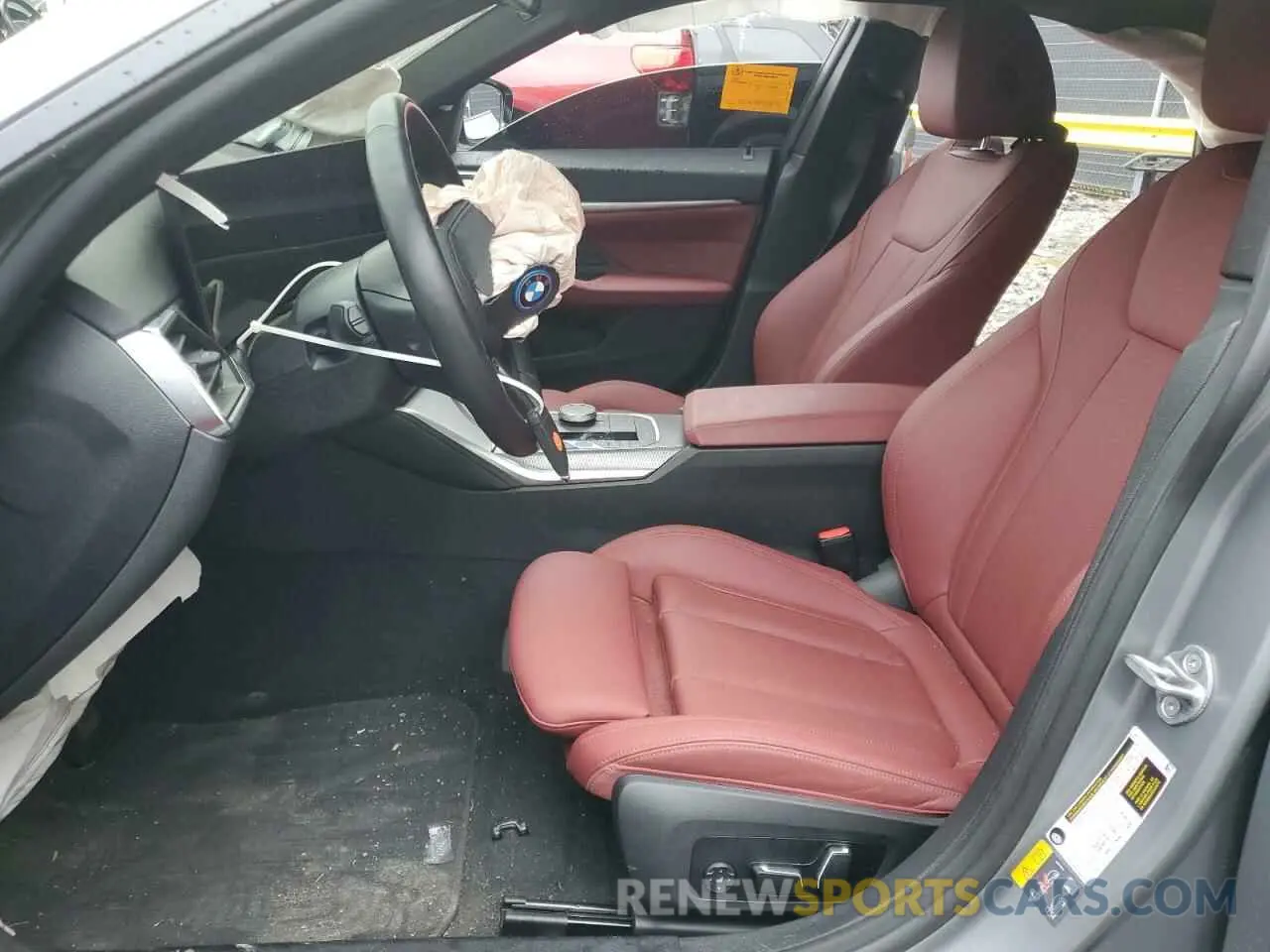 7 fotografías del automóvil dañado WBY83FB01RFS05829 BMW I4 XDRIVE 2024