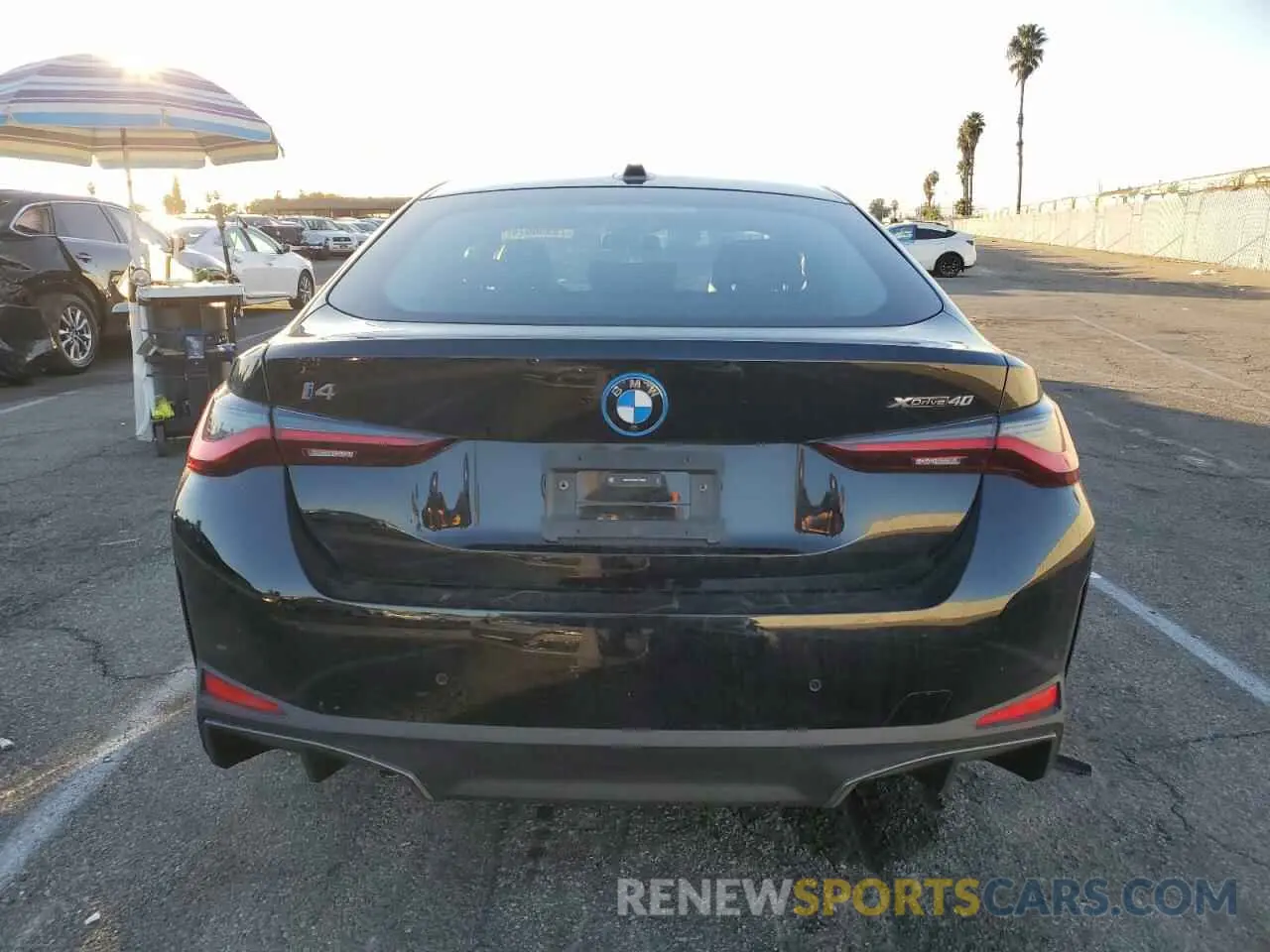 6 fotografías del automóvil dañado WBY83FB01RFT07809 BMW I4 XDRIVE 2024