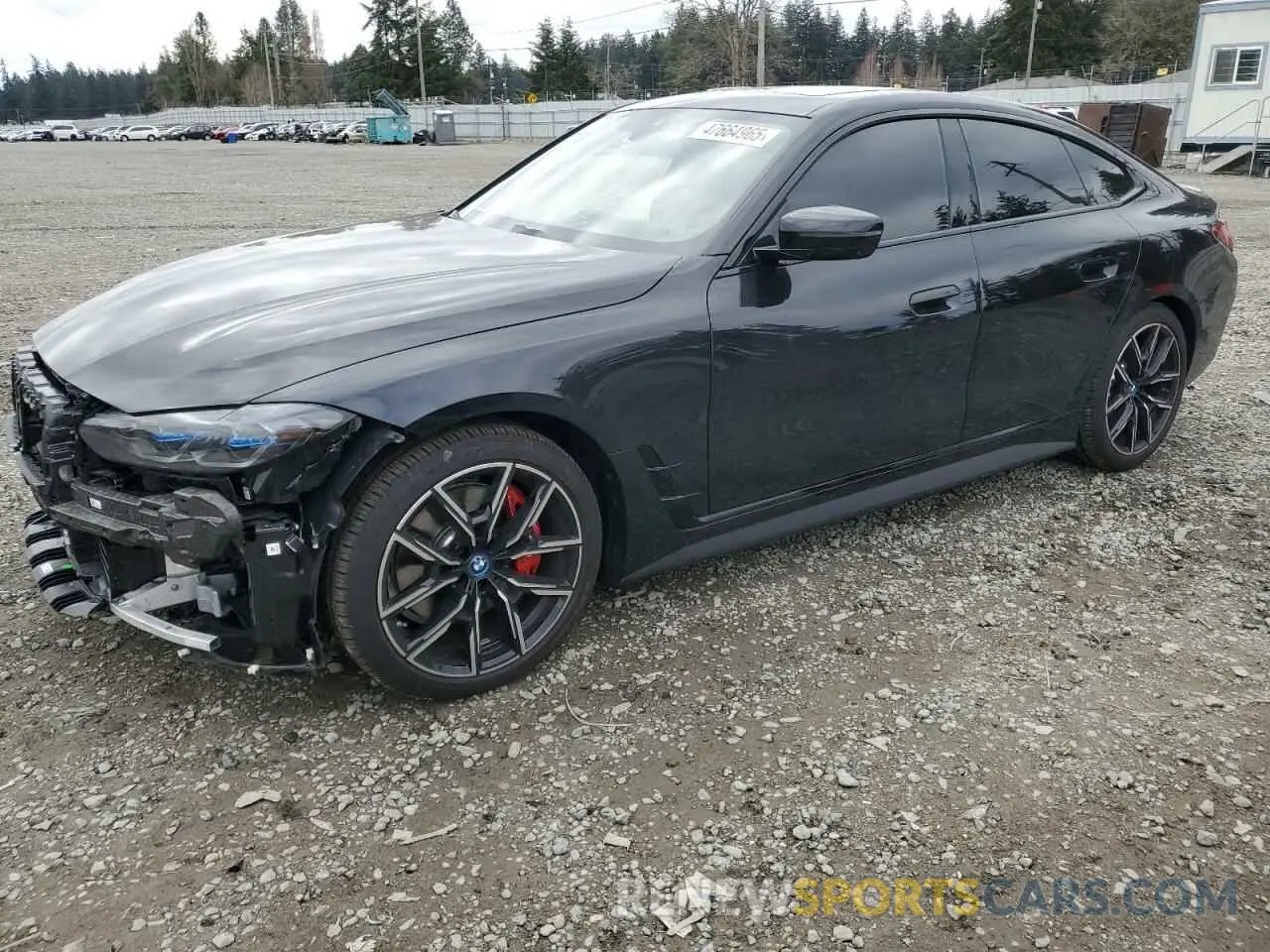 1 fotografías del automóvil dañado WBY83FB03RFS90804 BMW I4 XDRIVE 2024