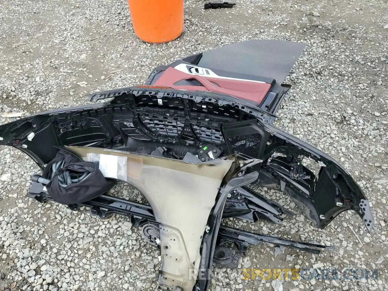 12 fotografías del automóvil dañado WBY83FB03RFS90804 BMW I4 XDRIVE 2024