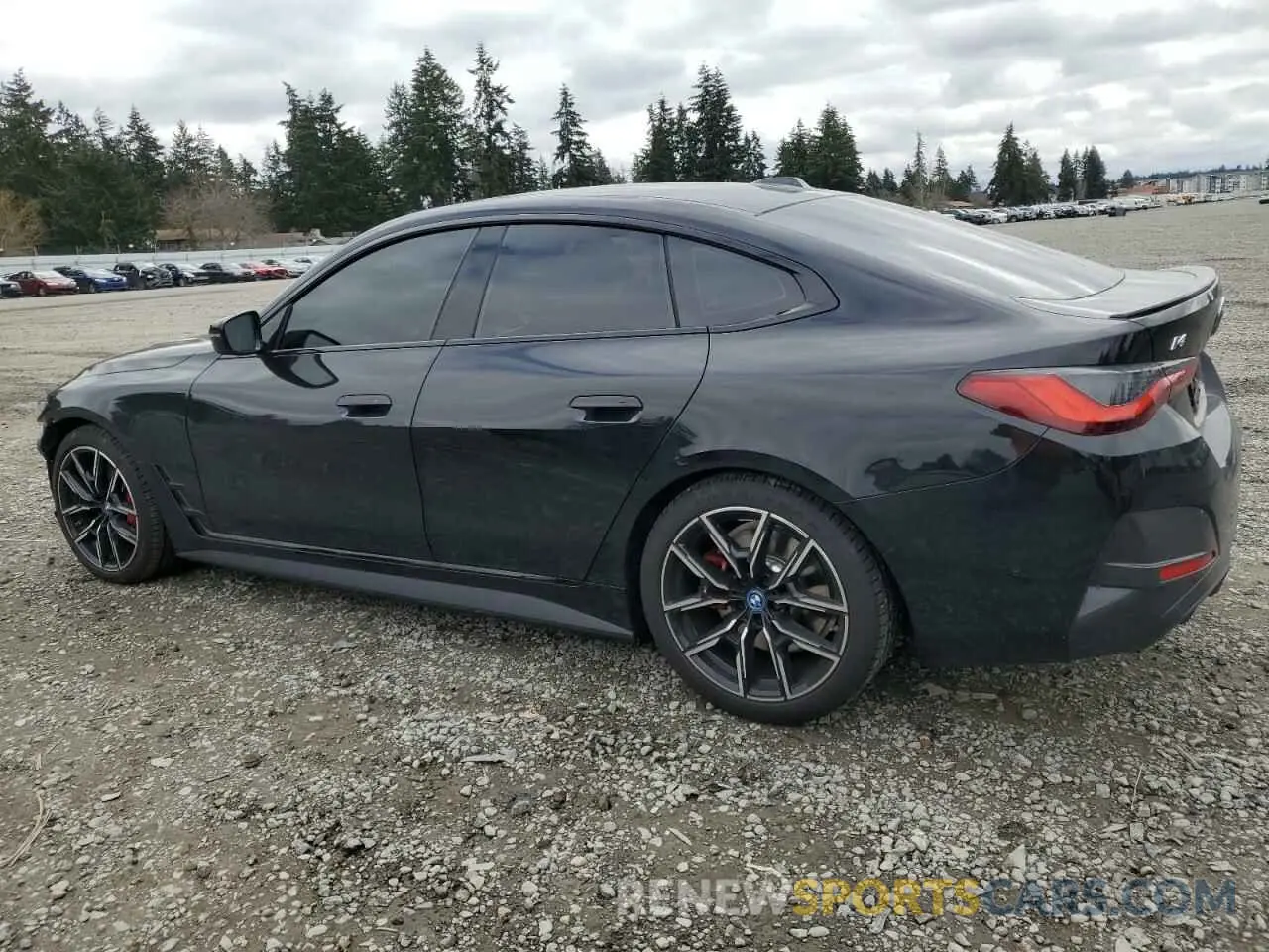 2 fotografías del automóvil dañado WBY83FB03RFS90804 BMW I4 XDRIVE 2024