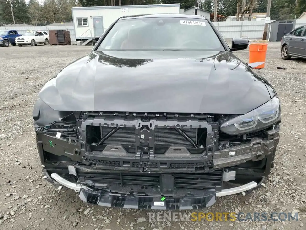 5 fotografías del automóvil dañado WBY83FB03RFS90804 BMW I4 XDRIVE 2024