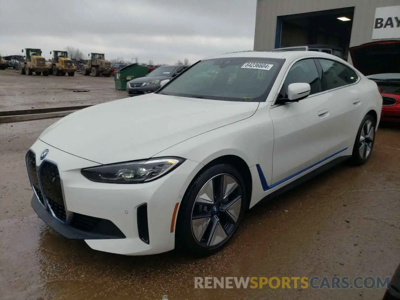 1 fotografías del automóvil dañado WBY83FB03RFT14891 BMW I4 XDRIVE 2024