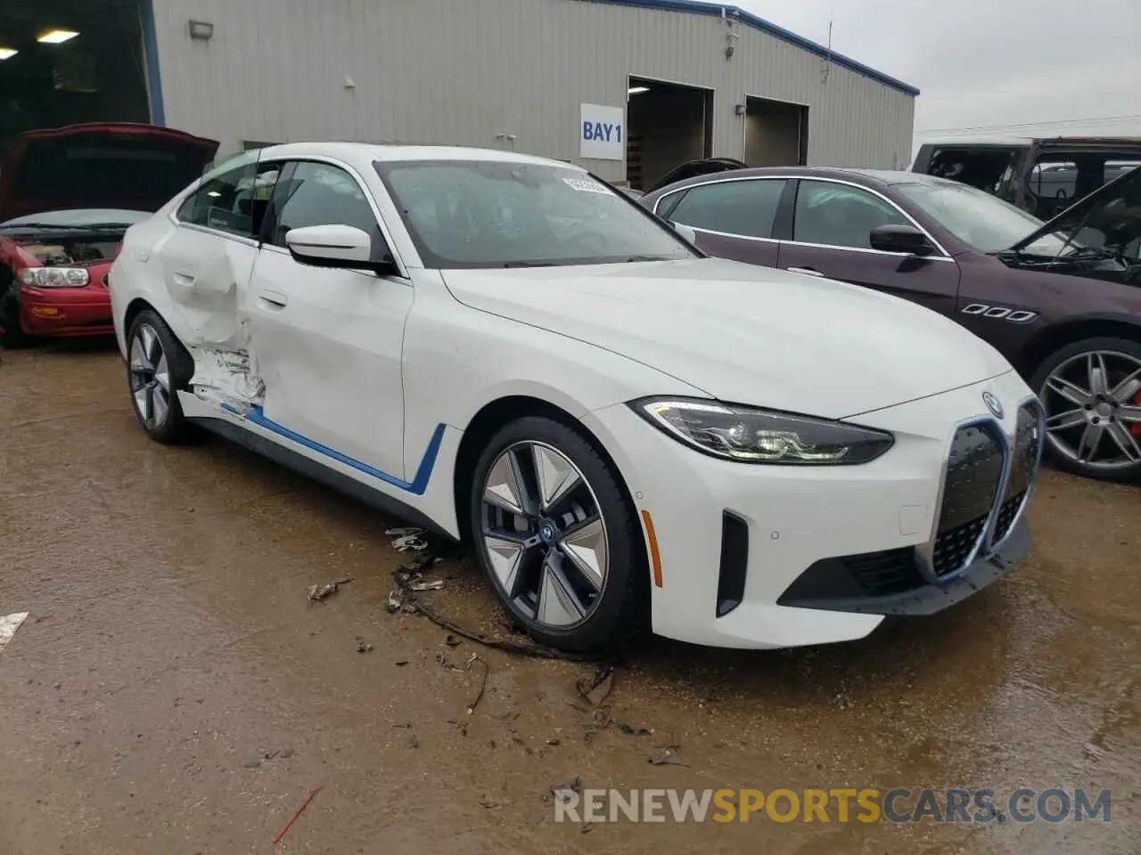 4 fotografías del automóvil dañado WBY83FB03RFT14891 BMW I4 XDRIVE 2024