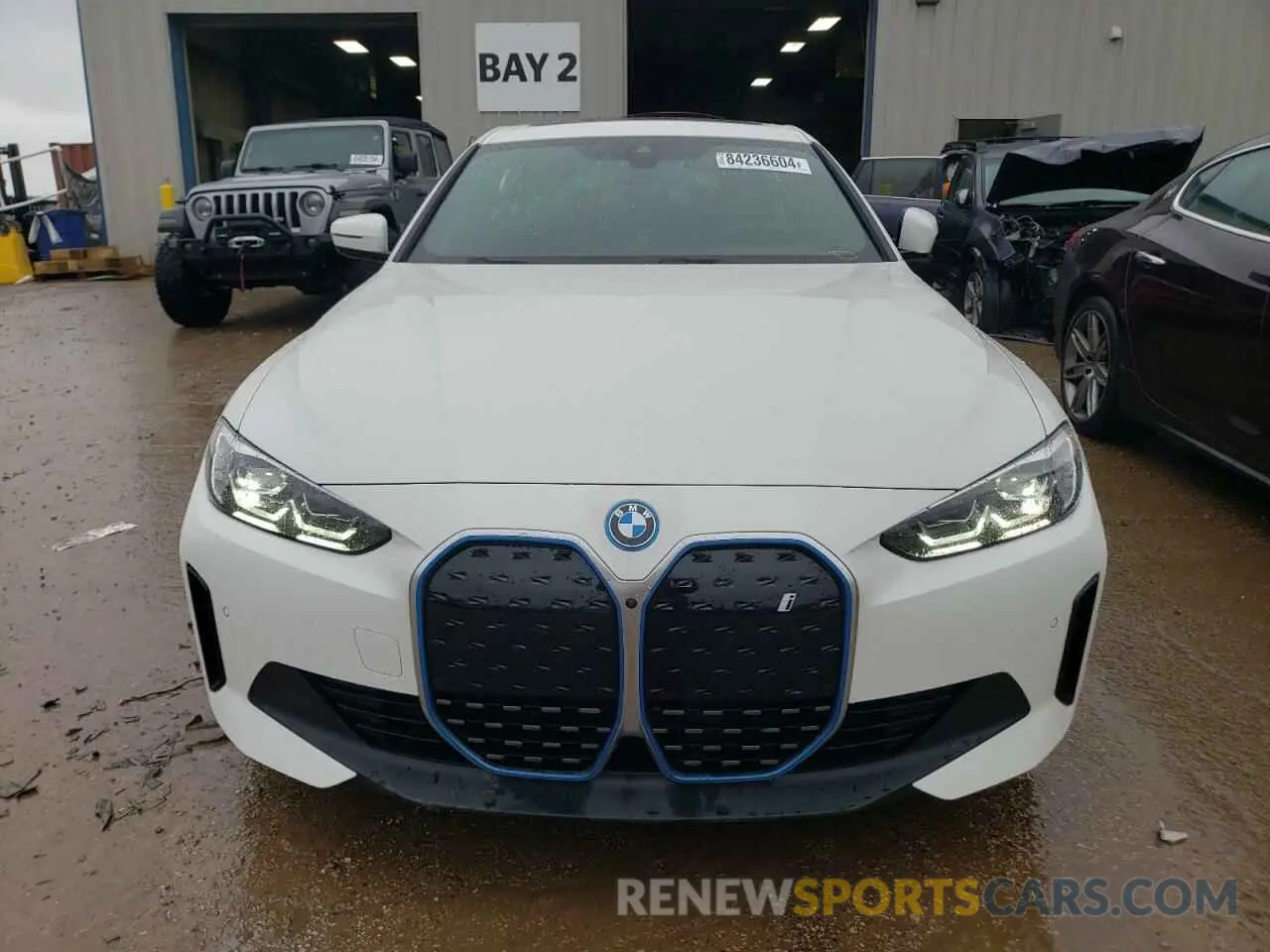 5 fotografías del automóvil dañado WBY83FB03RFT14891 BMW I4 XDRIVE 2024