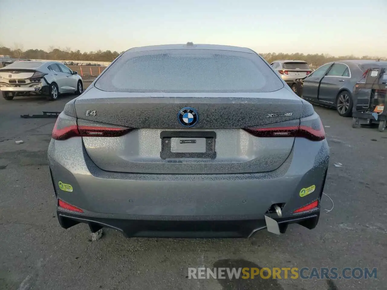 6 fotografías del automóvil dañado WBY83FB05RFS82087 BMW I4 XDRIVE 2024