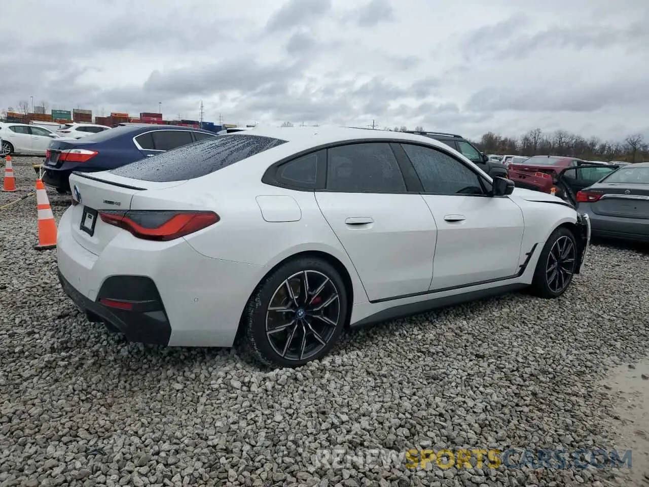 3 fotografías del automóvil dañado WBY83FB05RFS95163 BMW I4 XDRIVE 2024