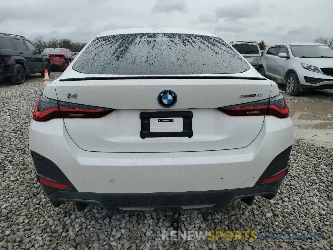 6 fotografías del automóvil dañado WBY83FB05RFS95163 BMW I4 XDRIVE 2024