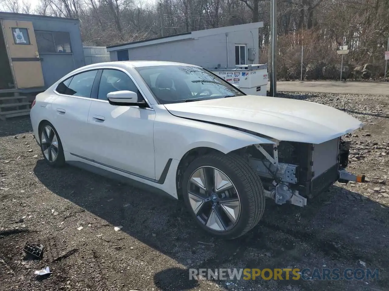 4 fotografías del automóvil dañado WBY83FB06RFS94880 BMW I4 XDRIVE 2024