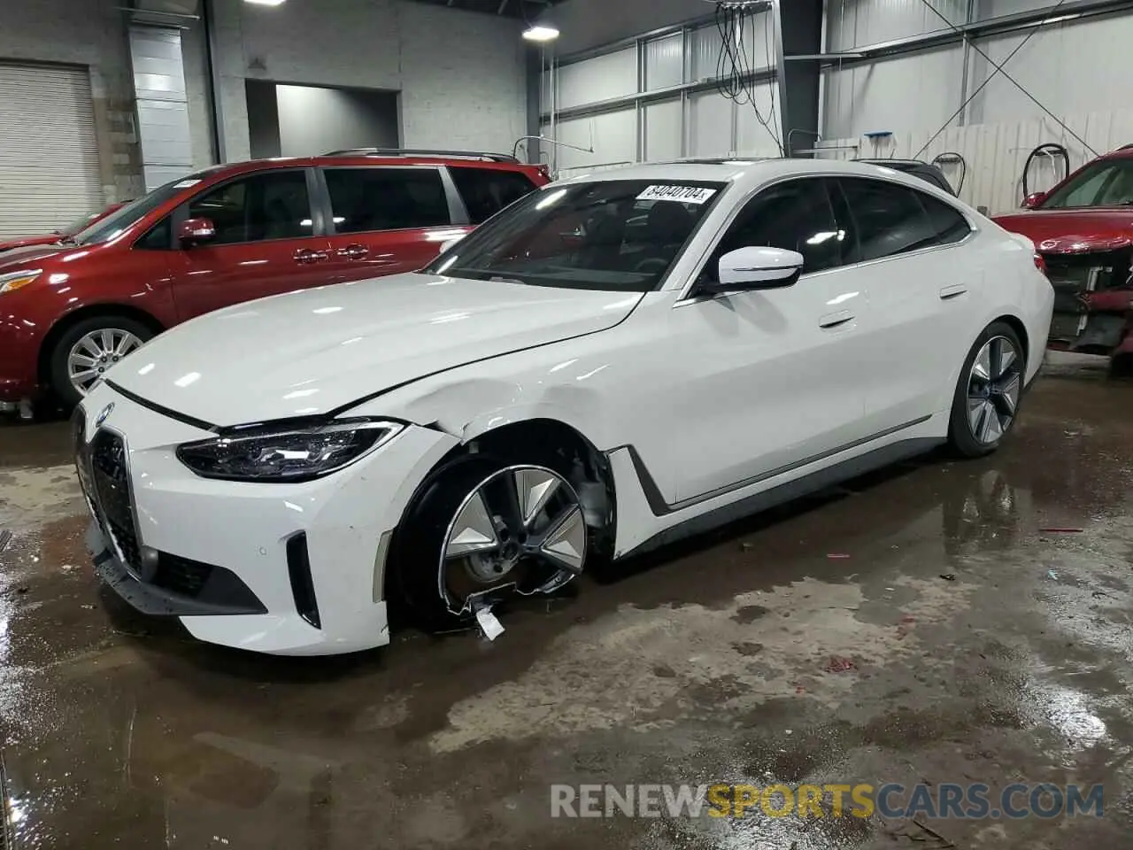 1 fotografías del automóvil dañado WBY83FB06RFT27327 BMW I4 XDRIVE 2024