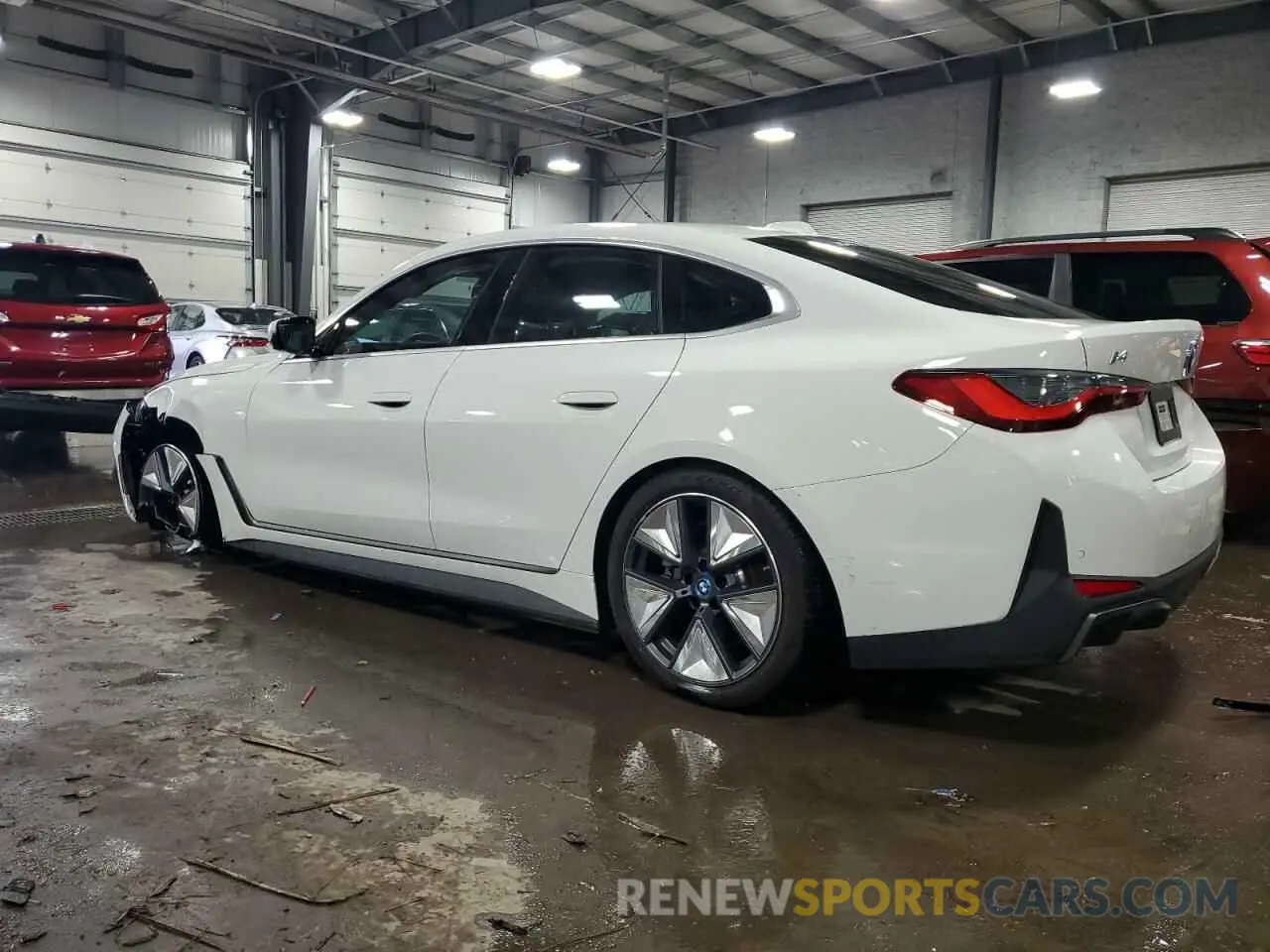 2 fotografías del automóvil dañado WBY83FB06RFT27327 BMW I4 XDRIVE 2024