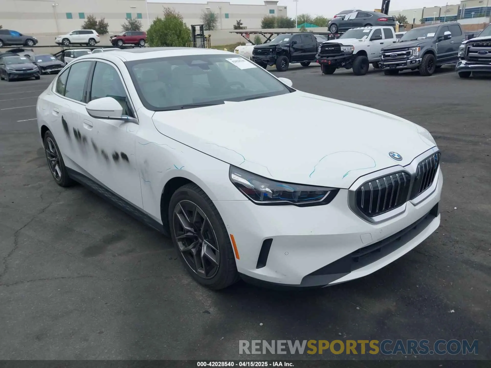 1 fotografías del automóvil dañado WBY33FK03RCR99079 BMW I5 2024
