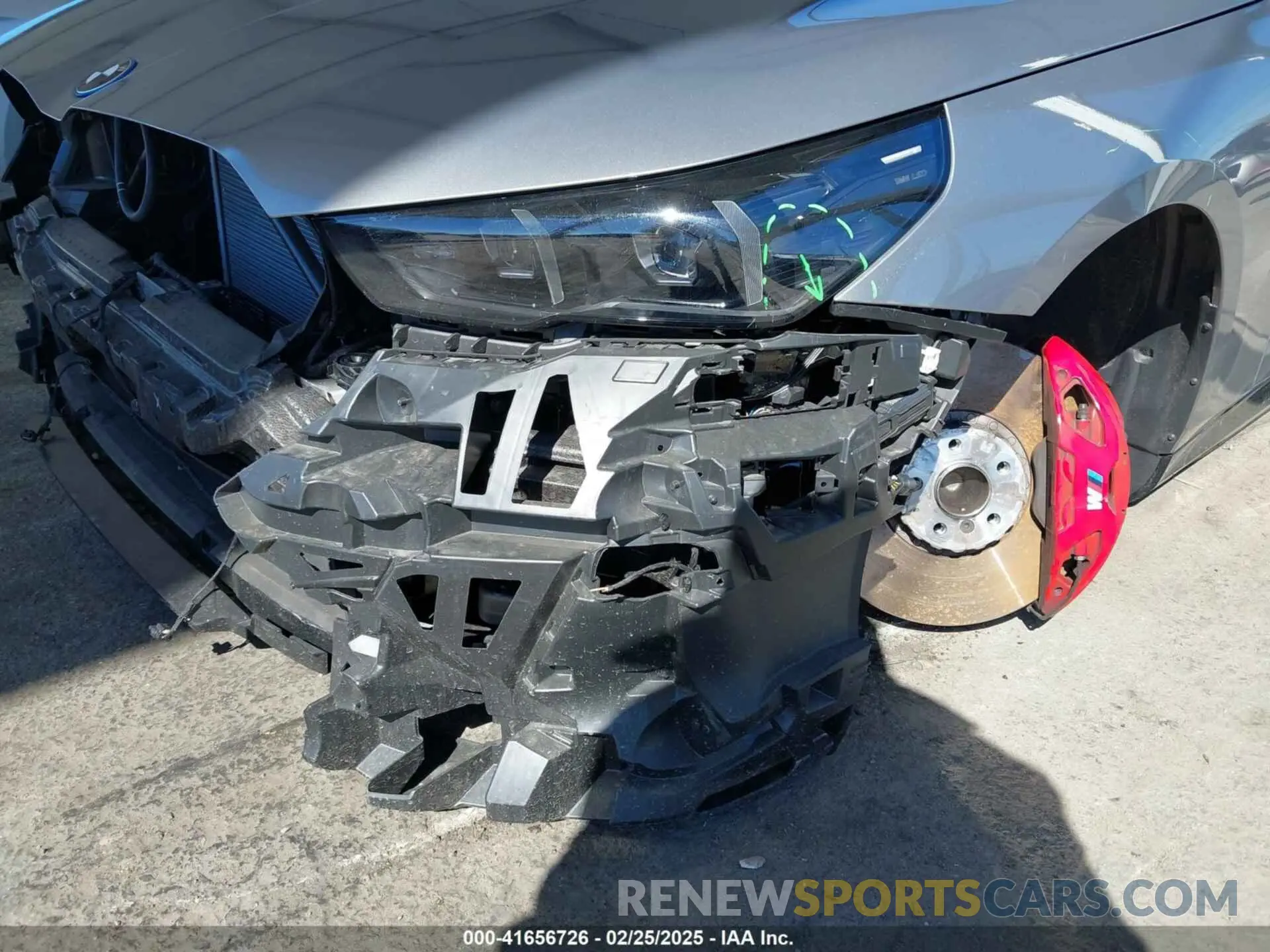 20 fotografías del automóvil dañado WBY33FK07RCS47577 BMW I5 2024