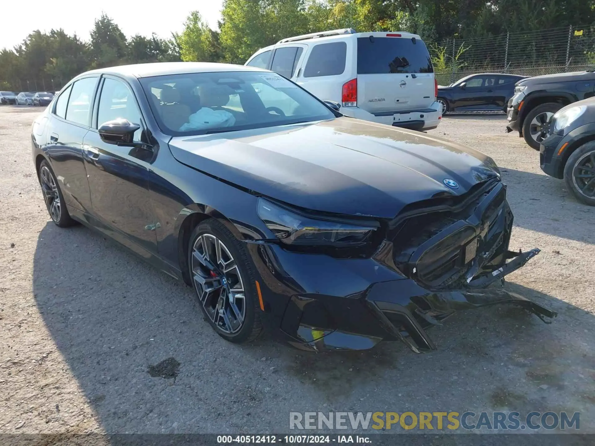 1 fotografías del automóvil dañado WBY43FK00RCP11474 BMW I5 2024