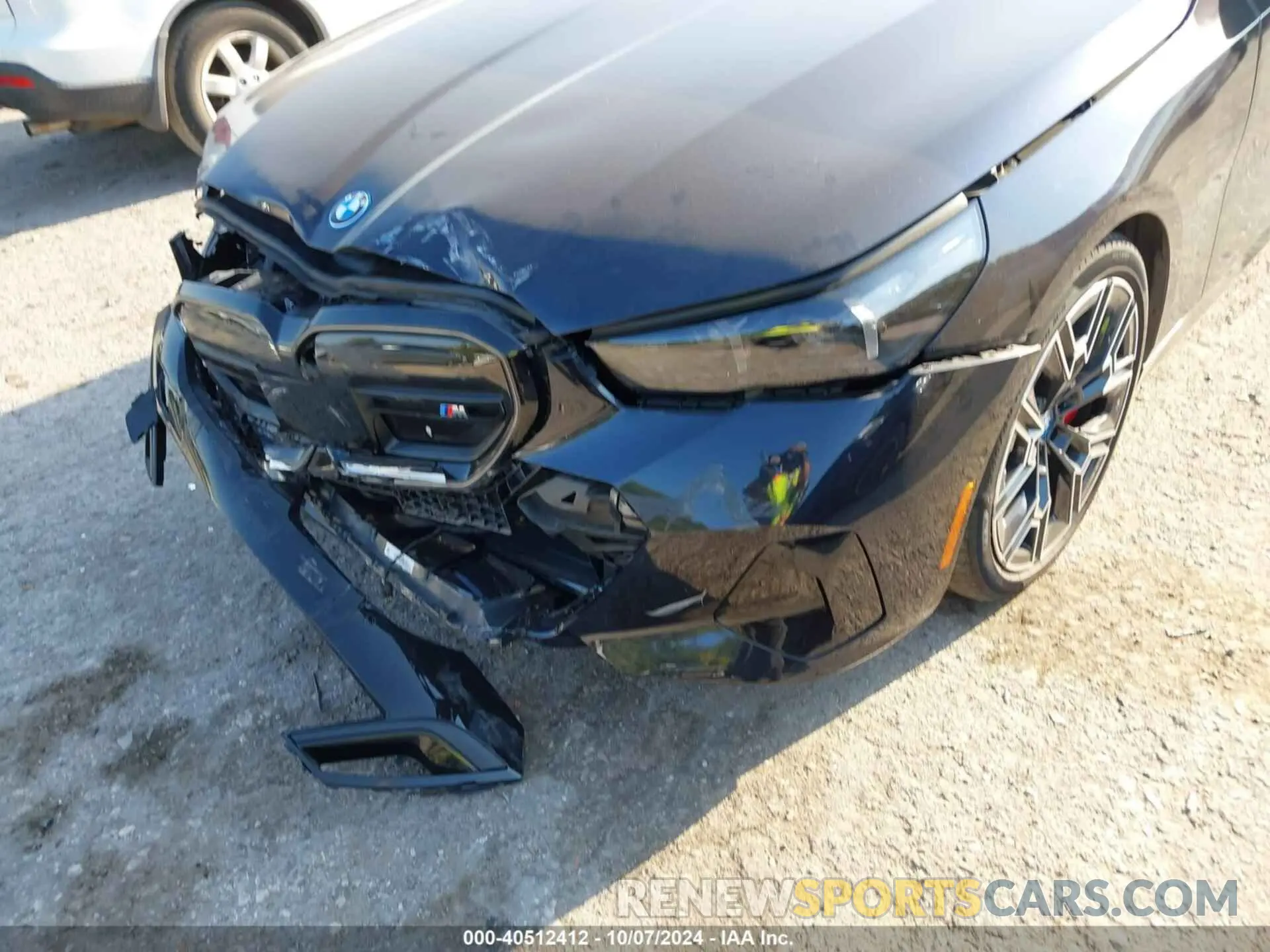 6 fotografías del automóvil dañado WBY43FK00RCP11474 BMW I5 2024