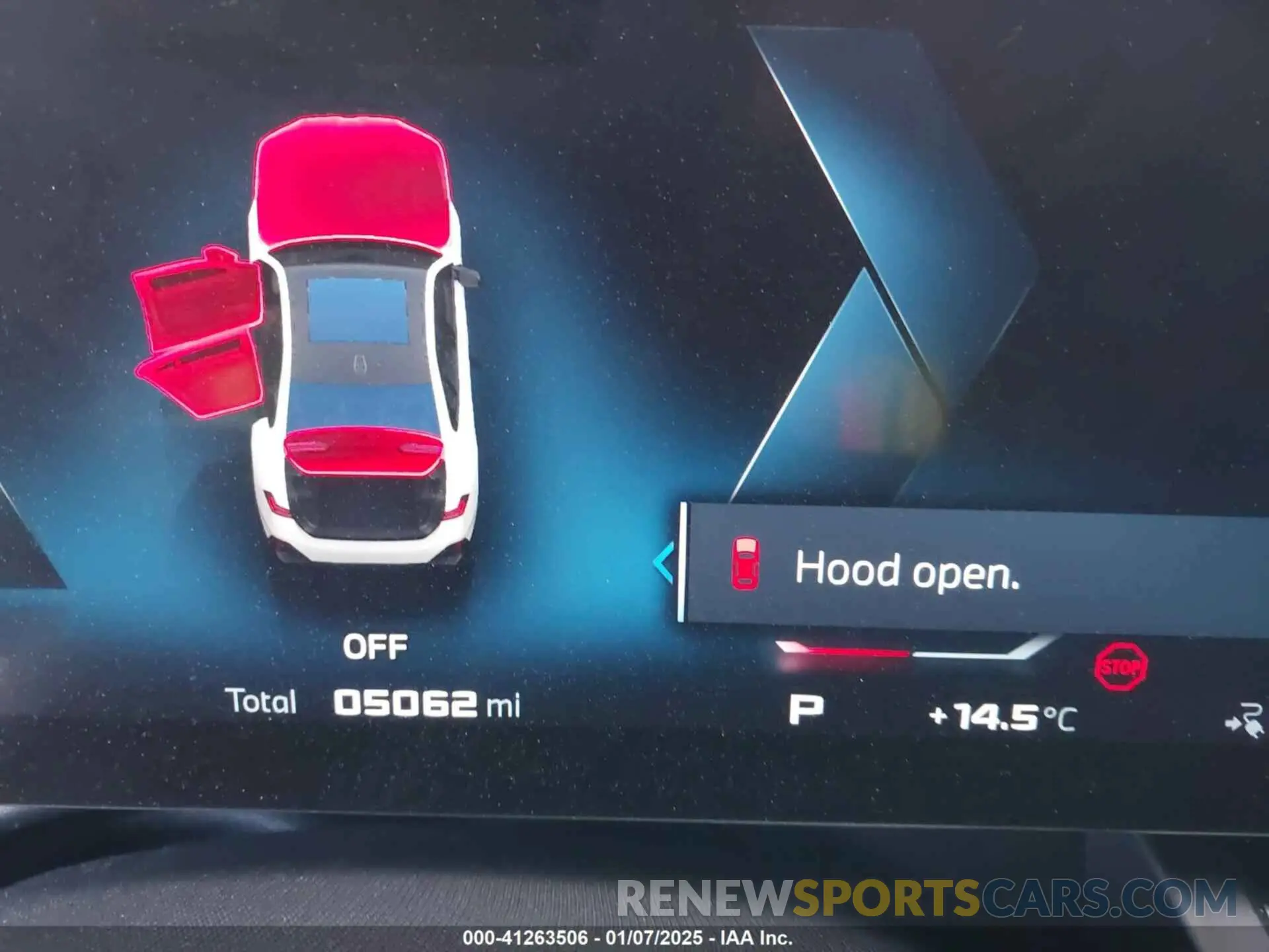 7 fotografías del automóvil dañado WBY43FK05RCR89416 BMW I5 2024