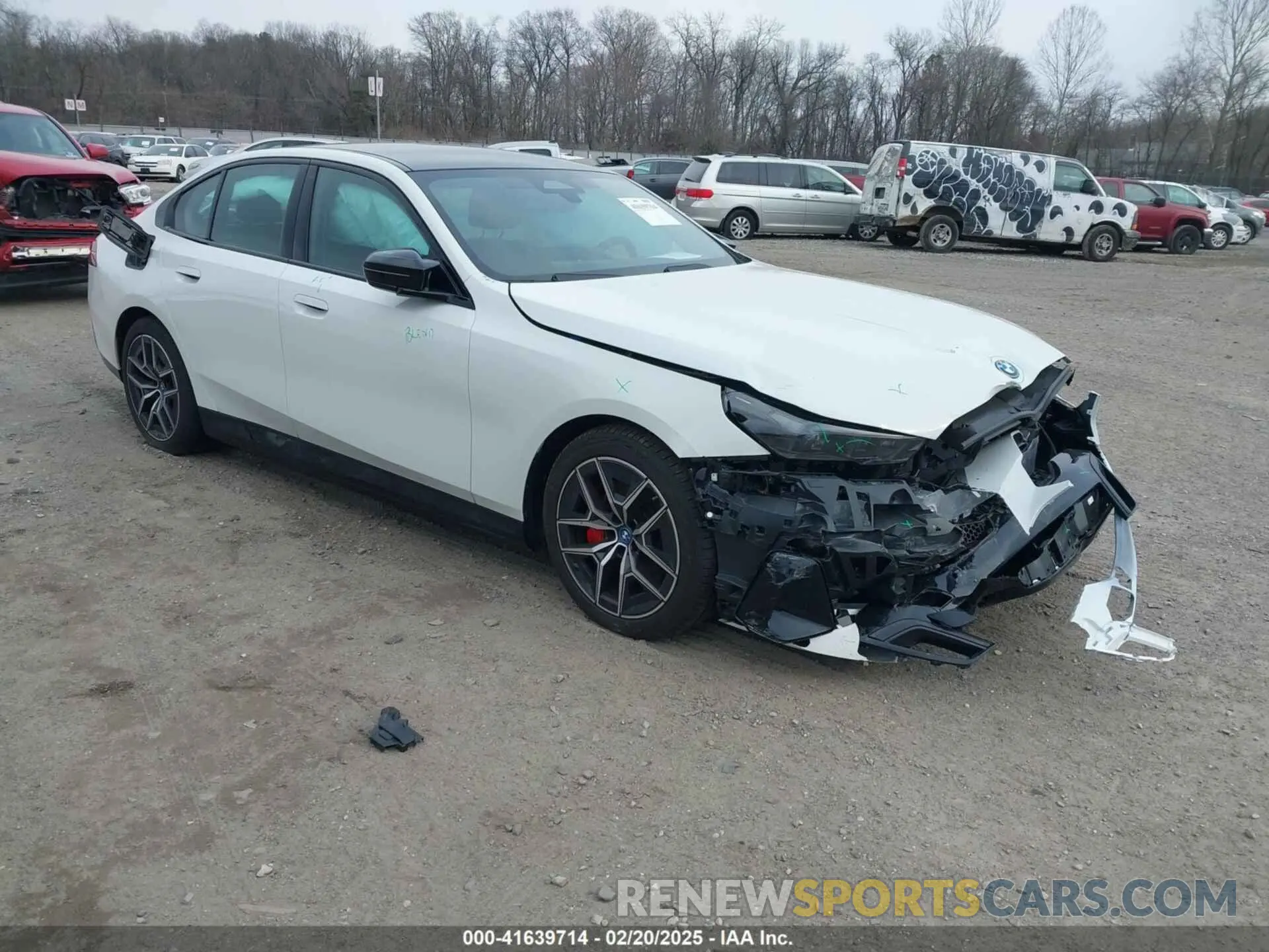 1 fotografías del automóvil dañado WBY43FK07RCP53740 BMW I5 2024