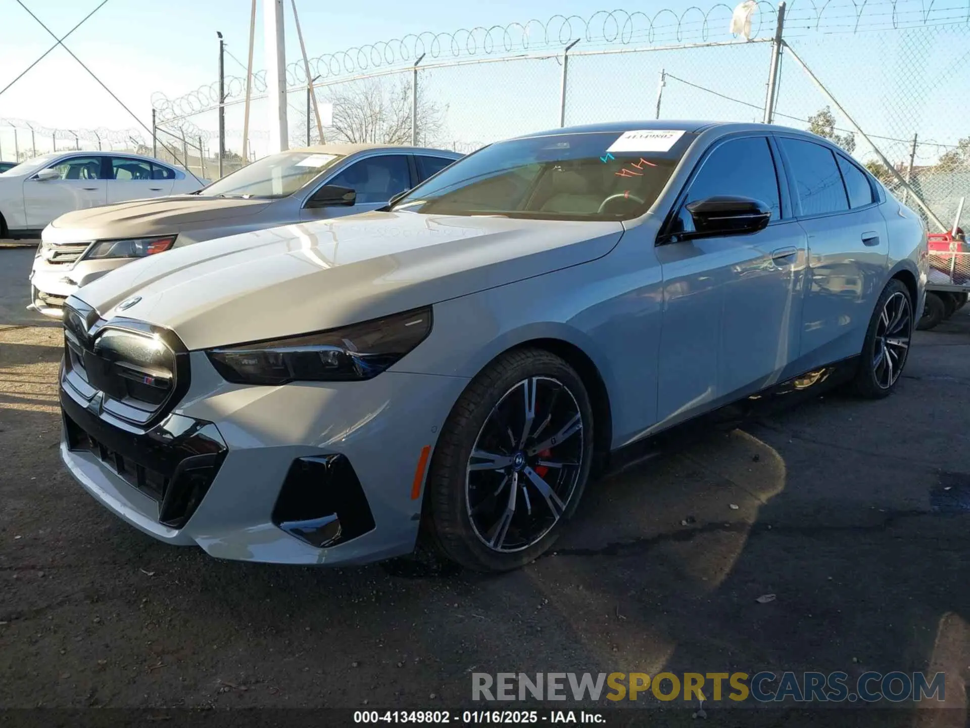 2 fotografías del automóvil dañado WBY43FK08RCP89095 BMW I5 2024