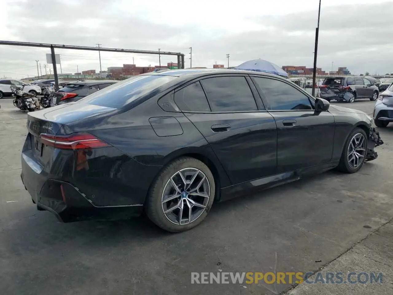 3 fotografías del automóvil dañado WBY33FK01RCR58515 BMW I5 EDRIVE 2024