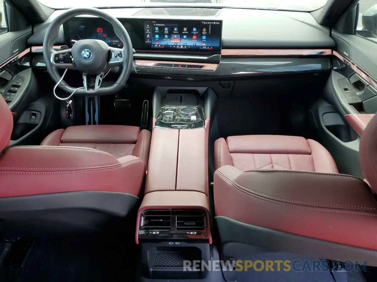 8 fotografías del automóvil dañado WBY33FK01RCR58515 BMW I5 EDRIVE 2024