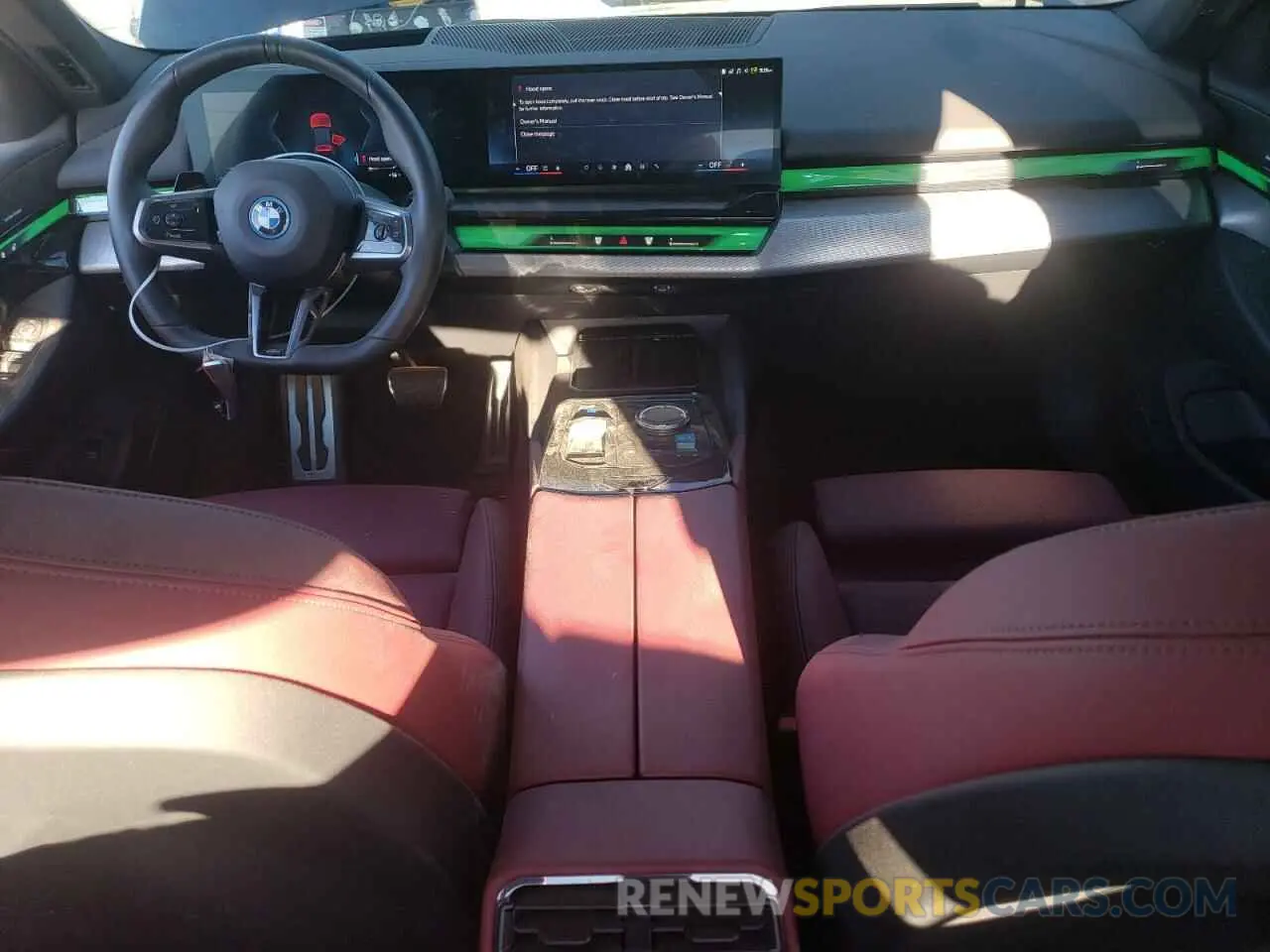 8 fotografías del automóvil dañado WBY33FK03RCR92861 BMW I5 EDRIVE 2024