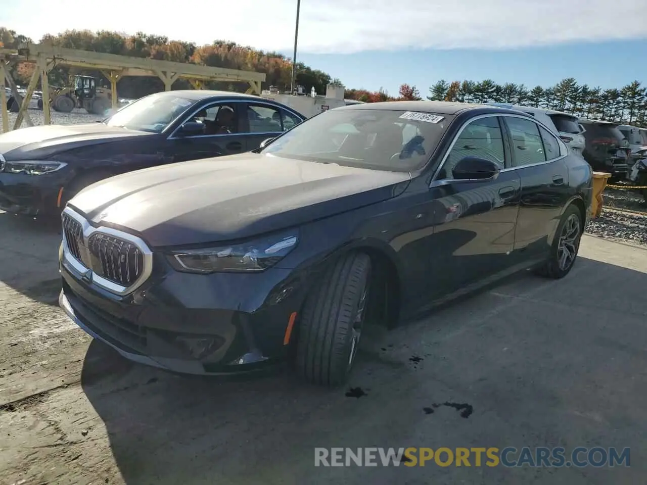 1 fotografías del automóvil dañado WBY33FK06RCR89436 BMW I5 EDRIVE 2024
