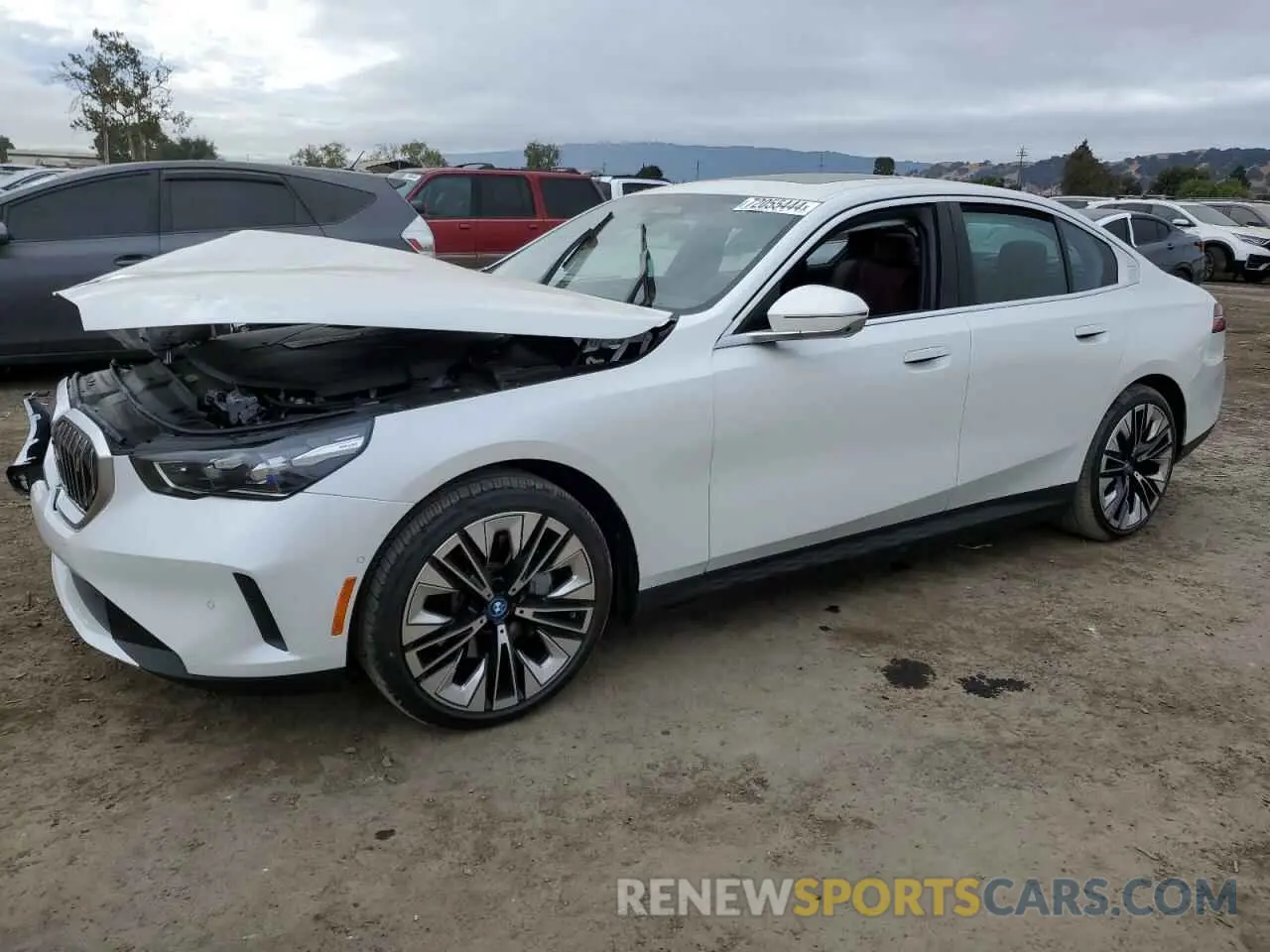 1 fotografías del automóvil dañado WBY33FK09RCR63560 BMW I5 EDRIVE 2024