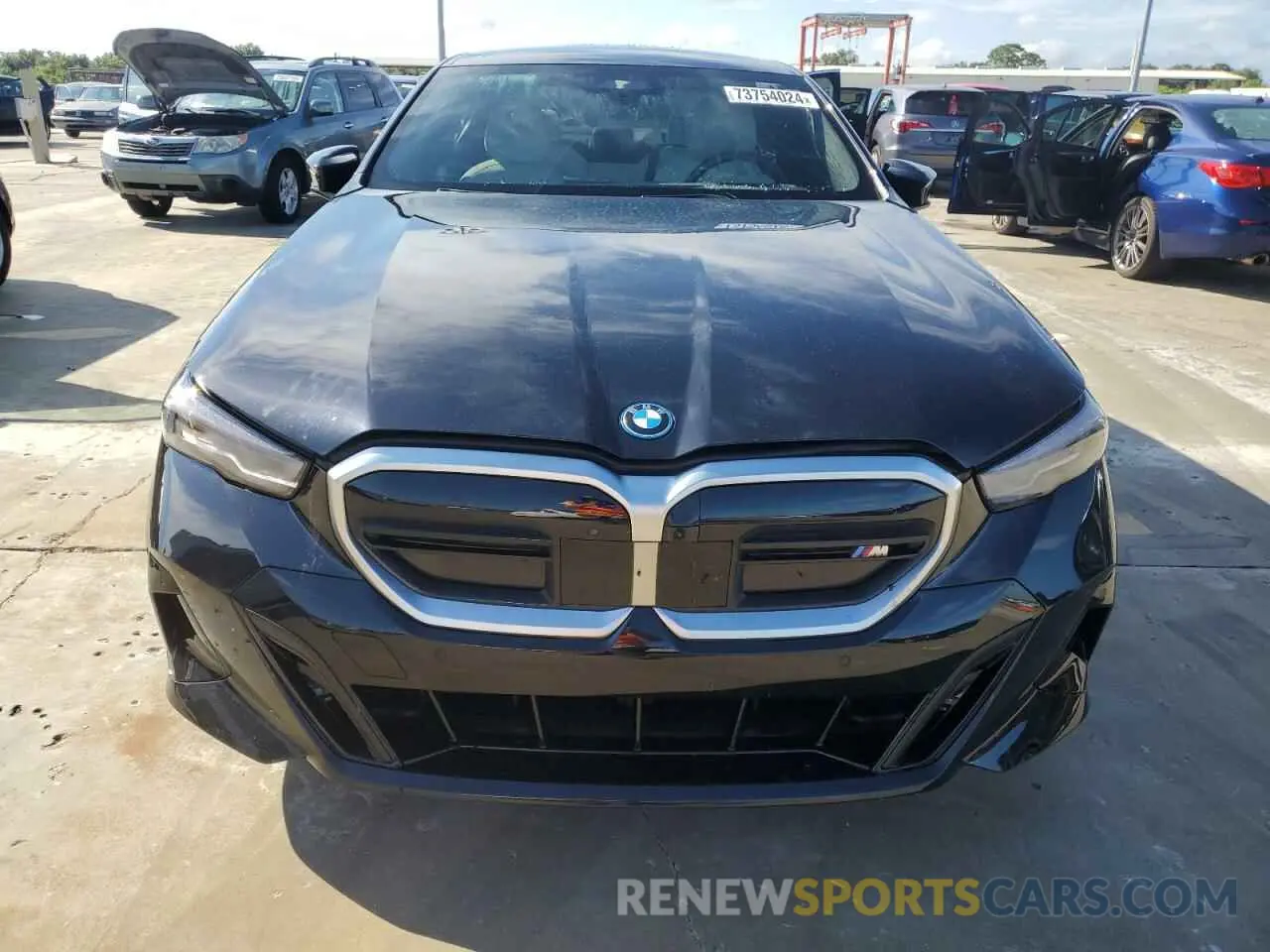 5 fotografías del automóvil dañado WBY43FK00RCP12947 BMW I5 M60 2024