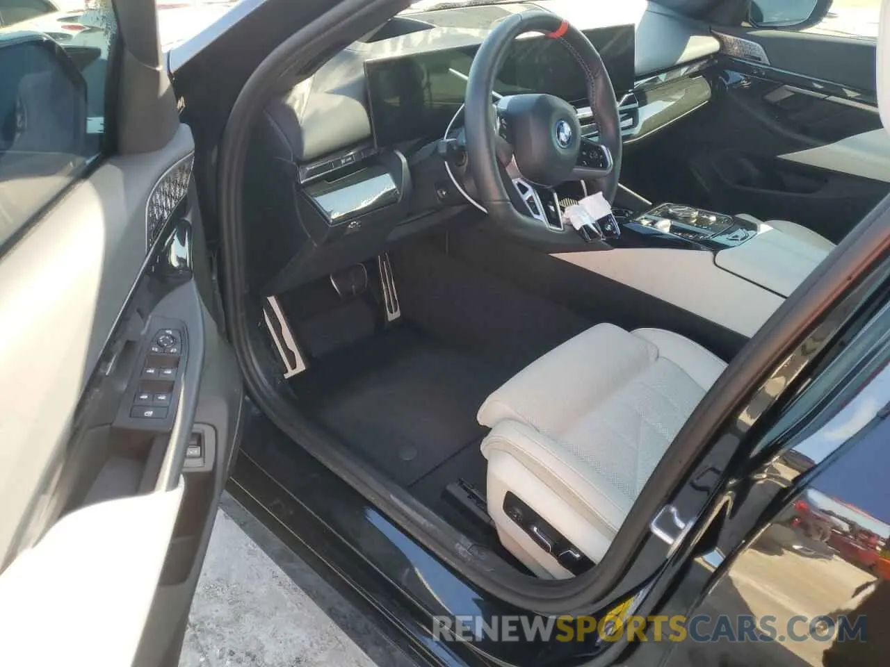 8 fotografías del automóvil dañado WBY43FK00RCP12947 BMW I5 M60 2024