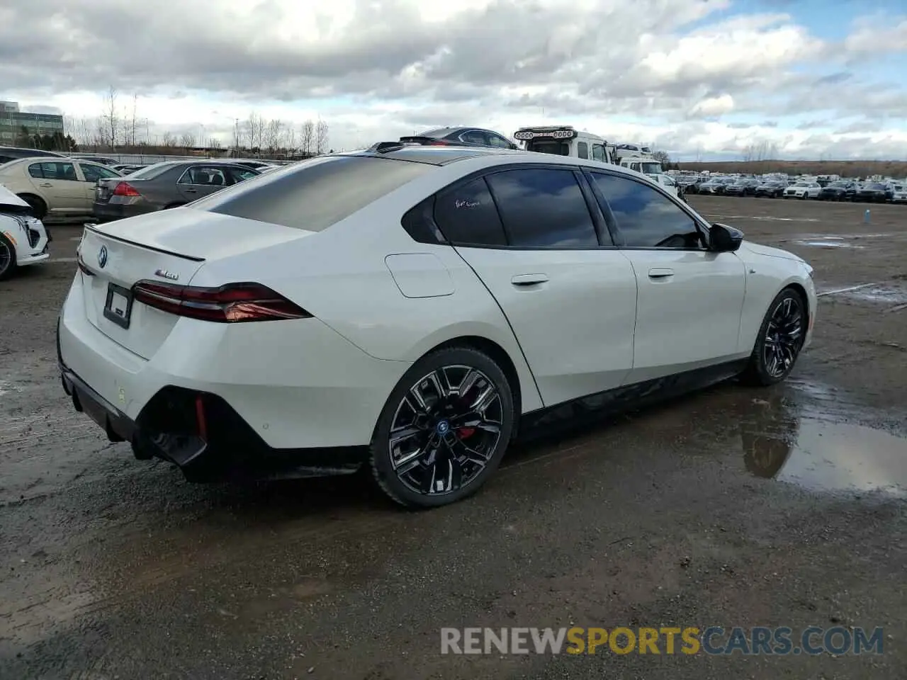 3 fotografías del automóvil dañado WBY43FK02RCS39505 BMW I5 M60 2024