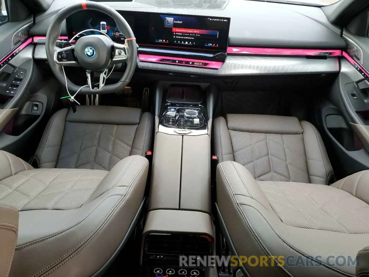 8 fotografías del automóvil dañado WBY43FK02RCS39505 BMW I5 M60 2024