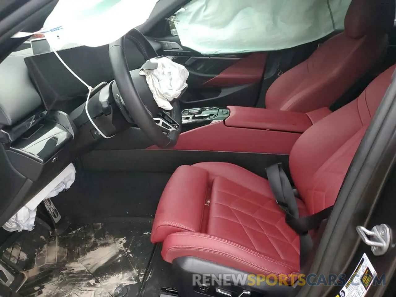 7 fotografías del automóvil dañado WBY43FK05RCR32052 BMW I5 M60 2024