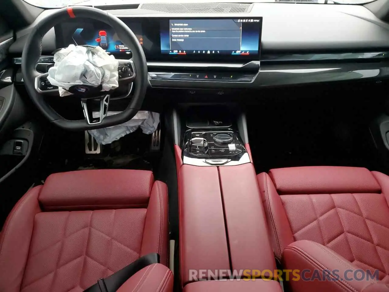 8 fotografías del automóvil dañado WBY43FK05RCR32052 BMW I5 M60 2024
