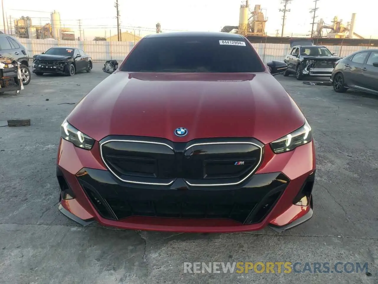 5 fotografías del automóvil dañado WBY43FK05RCR49269 BMW I5 M60 2024