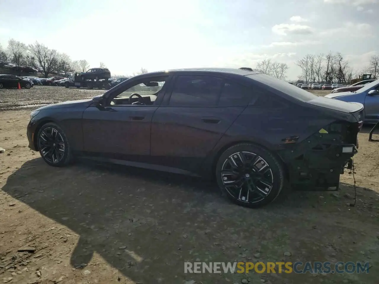2 fotografías del automóvil dañado WBY43FK07RCR84752 BMW I5 M60 2024