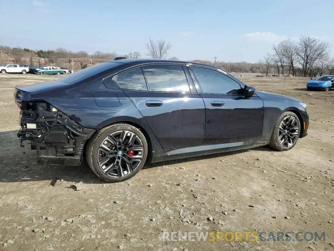 3 fotografías del automóvil dañado WBY43FK07RCR84752 BMW I5 M60 2024