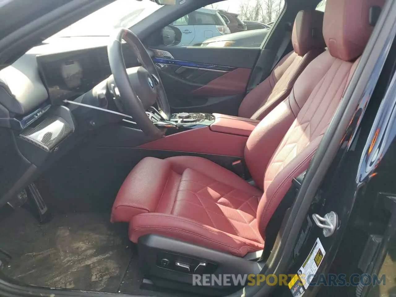 7 fotografías del automóvil dañado WBY43FK07RCR84752 BMW I5 M60 2024