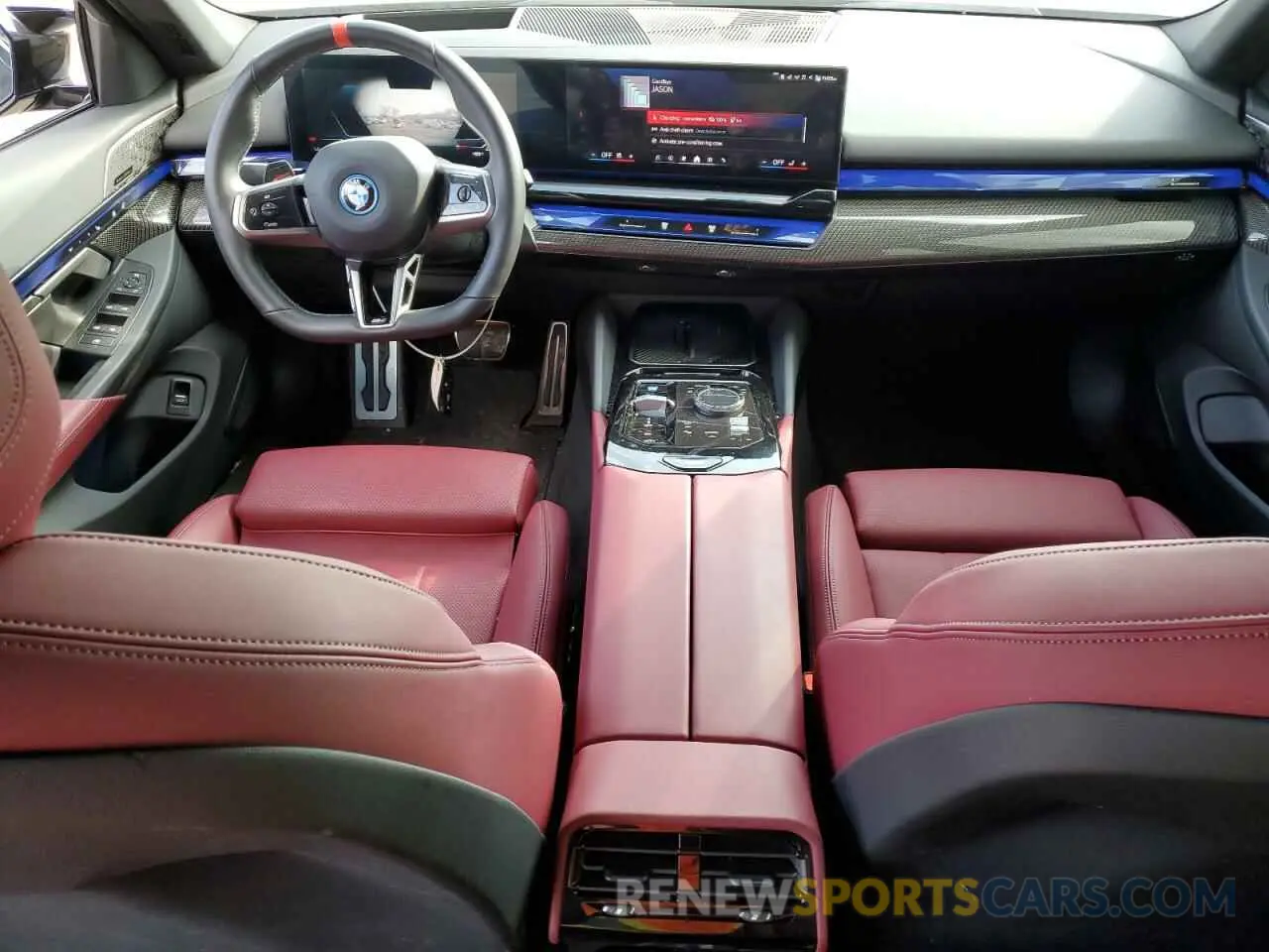 8 fotografías del automóvil dañado WBY43FK07RCR84752 BMW I5 M60 2024