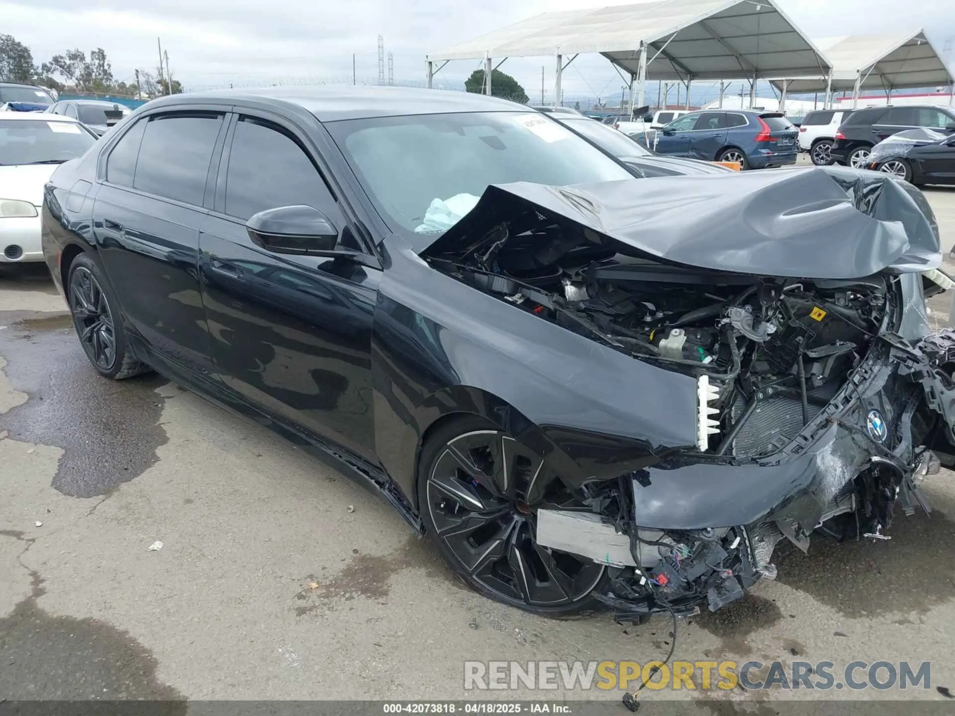 1 fotografías del automóvil dañado WBY43EJ06RCR75472 BMW I7 2024