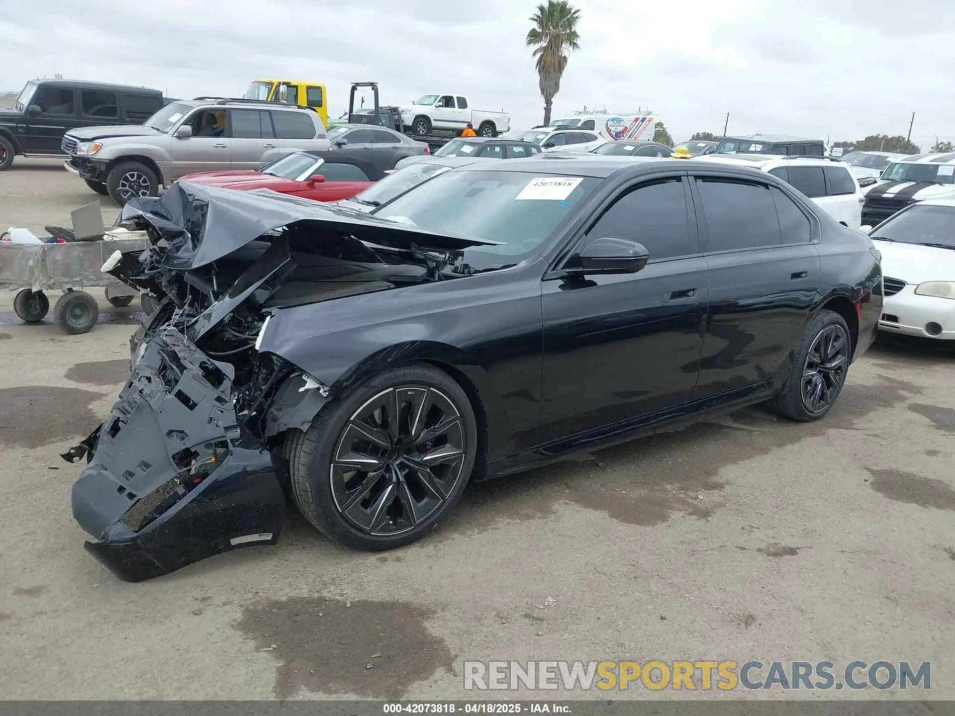 14 fotografías del automóvil dañado WBY43EJ06RCR75472 BMW I7 2024