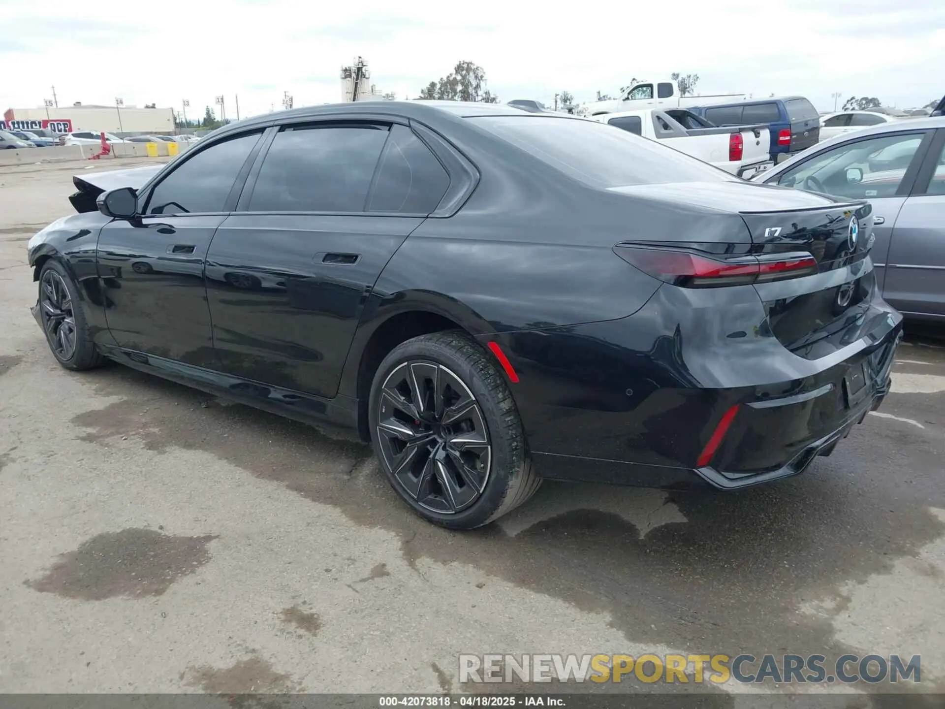 3 fotografías del automóvil dañado WBY43EJ06RCR75472 BMW I7 2024